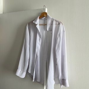 White Sheer Cover-Up/Cardigan